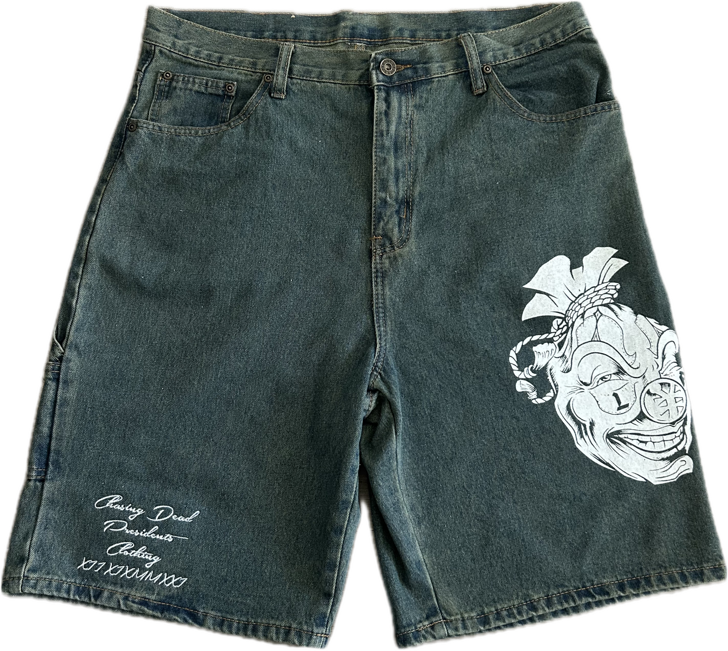 Laugh Now , Cry Later CDP Jean Shorts